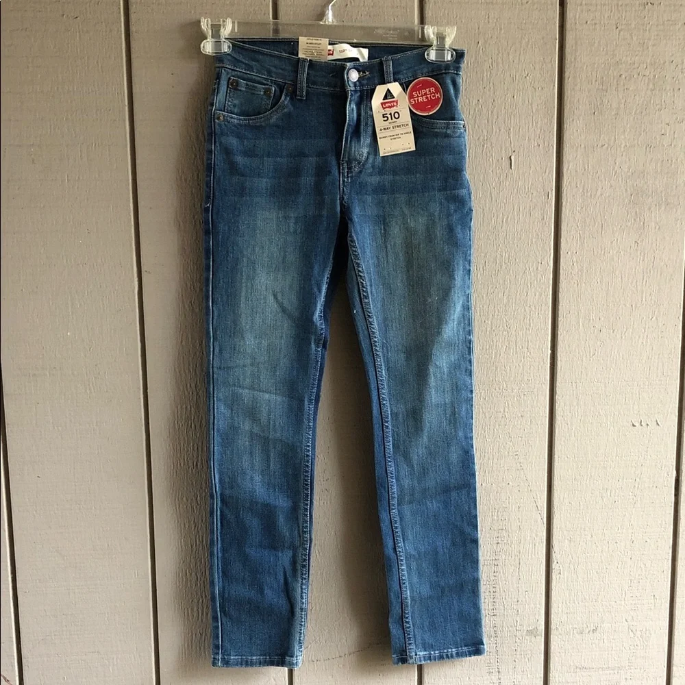Levi’s Strauss Boys Classic Denim Skinny Jeans